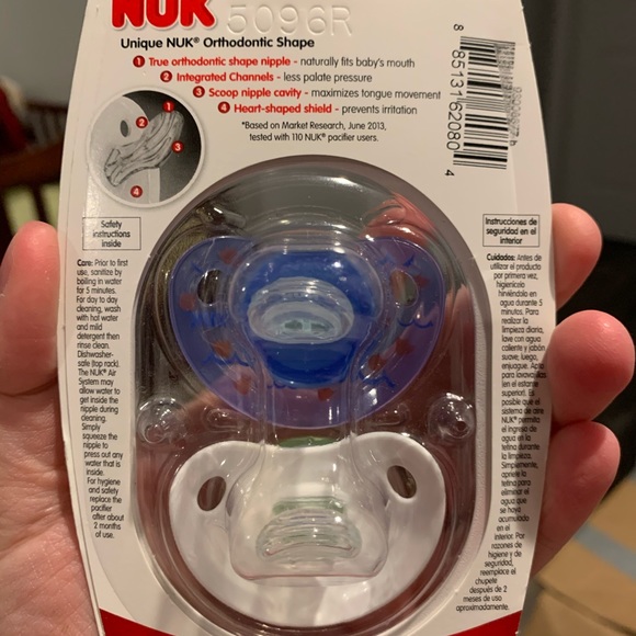 NWT nuk pacifier 2 pack - Picture 2 of 2